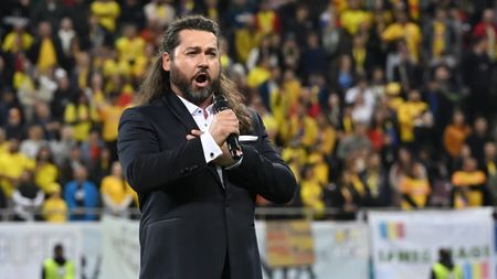 Așa se cântă cu adevărat imnul României. Teodor Ilincăi a impresionat la meciul cu Austria cu interpretarea lui puternică