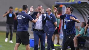 Cu Dragoş Bon, actualul interimar, Universitatea Craiova a suferit cea mai drastică înfrângere din ultimii ani, dar Mihai Rotaru îi dă credit: „A avut procentaj bun!"