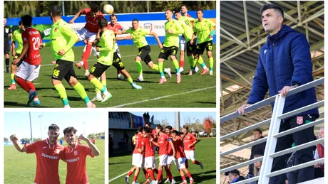 Final de senzație pentru CS Dinamo în partida cu CS Tunari! Florin Bratu, încântat de evoluția echipei: ”Vreau ca toți jucătorii să aibă ceva de învățat”