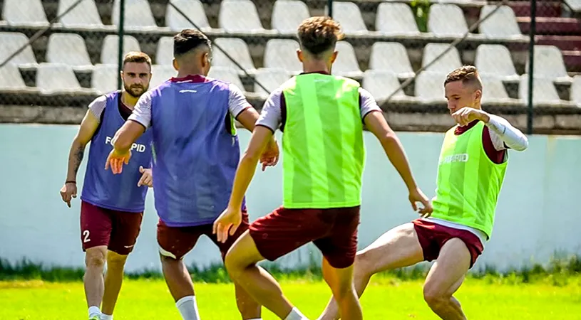 Modificare de program la Rapid: giuleștenii și-au stabilit încă un amical în cantonamentul de la Brașov.** După Vlada, încă un jucător și-a prelungit contractul
