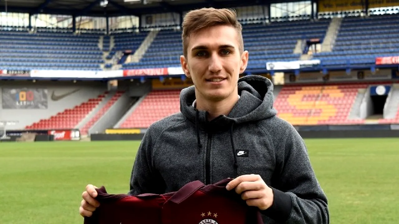 OFICIAL | S-a realizat cel mai scump transfer din istoria lui CS U Craiova. Prima reacție a lui Vătăjelu după ce a semnat pe trei ani și jumătate cu Sparta Praga și mesajul primit de la Tomas Rosicky