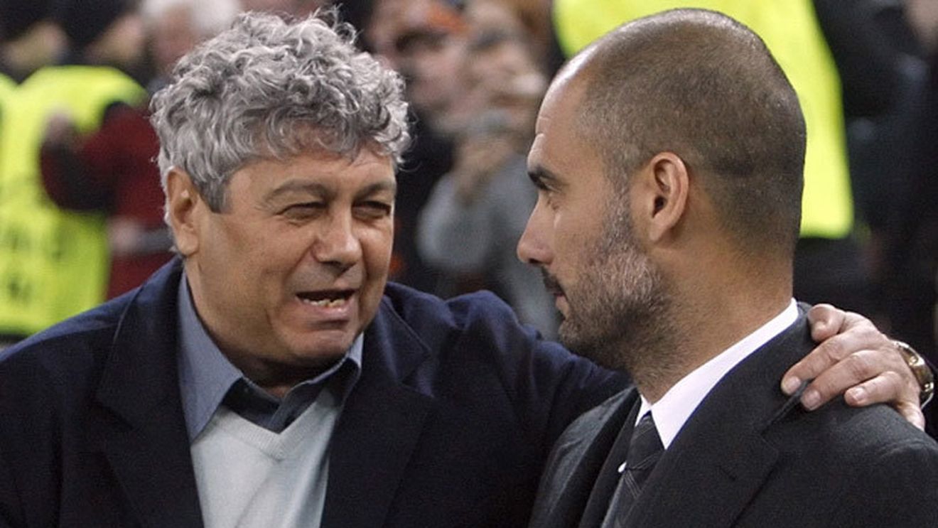 Guardiola îl flatează pe Lucescu: "Șahtior are unul dintre cei mai buni antrenori din lume"