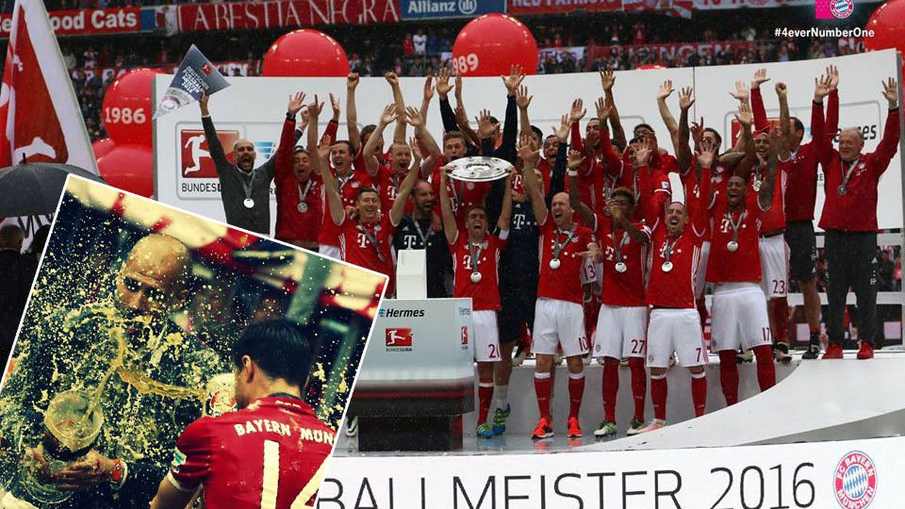 A început petrecerea la Munchen! VIDEO | Sărbătoarea lui Bayern pentru al 26-lea titlu din istorie. Ce i-a făcut Xabi Alonso lui Guardiola