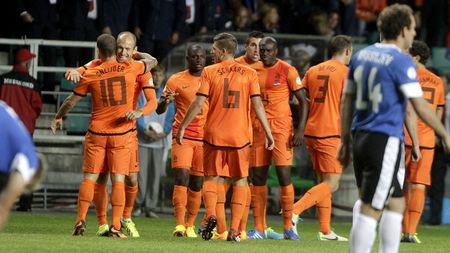 Estonia, piedica neașteptată în drumul României spre baraj? VIDEO Olandezii s-au bucurat ca nebunii pentru remiză