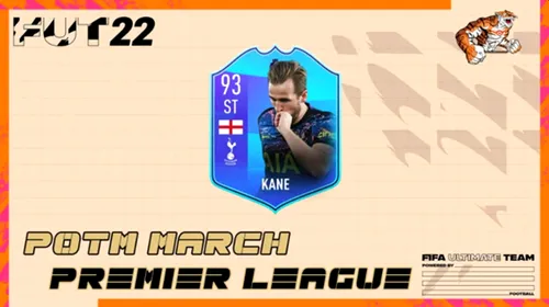 Harry Kane în FIFA 22! Atacantul din ePremier League a primit un super-card din partea Electronic Arts. Ce atribute are și cât valorează