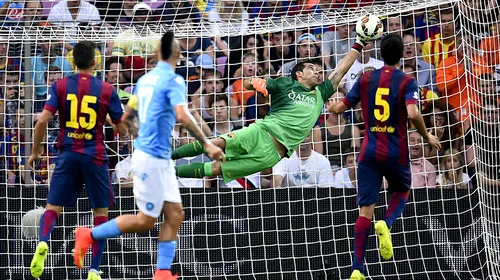 Toți ochii au fost ațintiți spre Messi, dar și Bravo a stabilit un record. La ce cifră a ajuns portarul Barcelonei