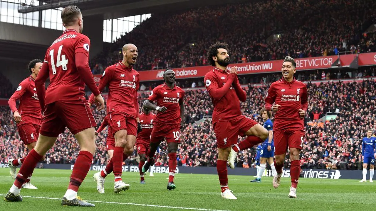 Derby-ul lui Mane și Salah! Liverpool bate Chelsea, egipteanul marchează un gol fabulos și 