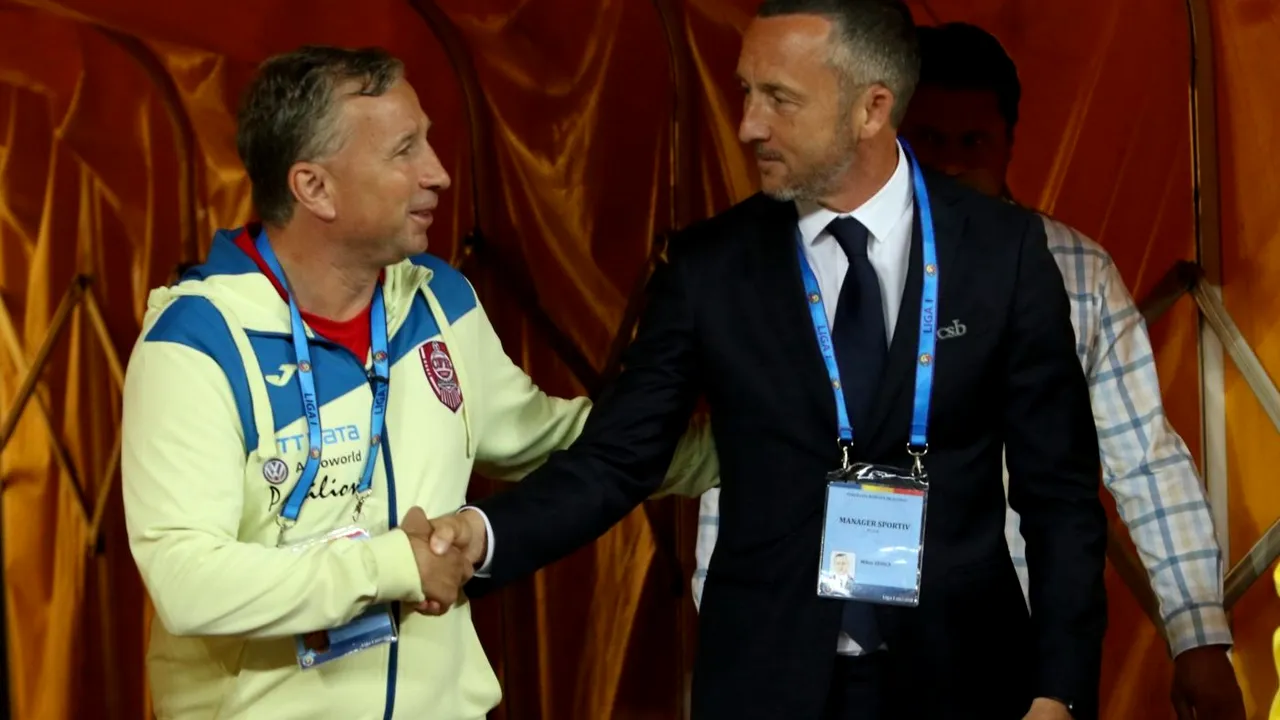 Mihai Stoica îl ia peste picior pe Dan Petrescu, după ce antrenorul campioanei s-a plâns de tragerea la sorți din cupele europene. „Dacă te califici, înseamnă că a fost bună”