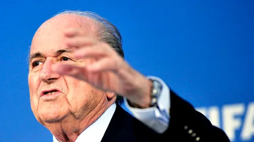 Blatter spune „Nu” unui proiect din Est:** „Este împotriva principiilor FIFA! Nu vom fi de acord cu așa ceva”