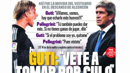 Dialog incredibil între Guti și Pellegrini,** în pauza meciului cu Alcorcon!