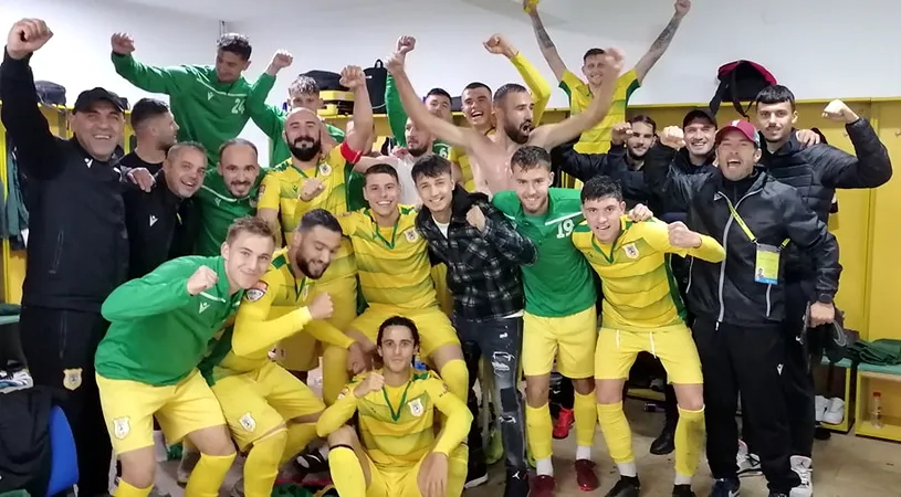CS Mioveni n-a stat la discuții cu CS Tunari! Victorie zdrobitoare și rămâne pe loc de play-off. Reacția lui Constantin Schumacher și ce a spus de primul gol al lui Mihai Costea