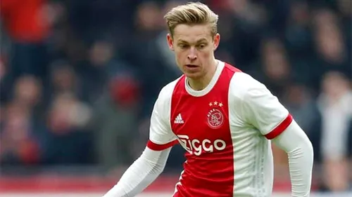 Barcelona l-a transferat pe Frenkie de Jong și l-a făcut cel mai scump jucător vândut vreodată de Ajax. Suma 