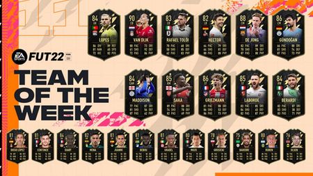 EA Sports a ales Echipa Săptămânii din etapa trecută! Ce carduri poți obține în FIFA 22
