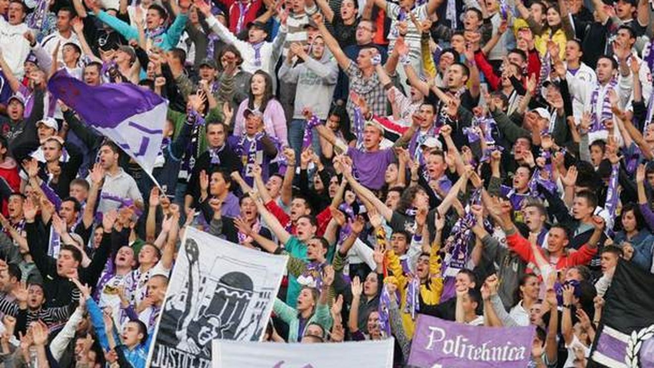 Dosar penal pentru un suporter al Timișoarei