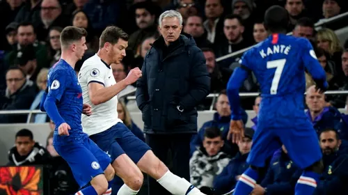 Coșmar pentru Mourinho! Tottenham a pierdut derby-ul cu Chelsea, iar portughezul a pățit în premieră asta. Statistica incredibilă care a devenit istorie