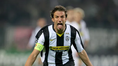 Spania fotbalistică este  la picioarele lui Alex Del Piero