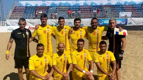 Naționala României de fotbal pe plajă, aproape de promovarea în Divizia A din Liga Europeană