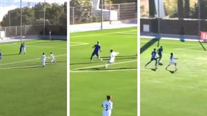 Real Madrid l-a deturnat din drumul spre FC Barcelona și puștiul de 12 ani a marcat 4 goluri într-un meci de la U 19