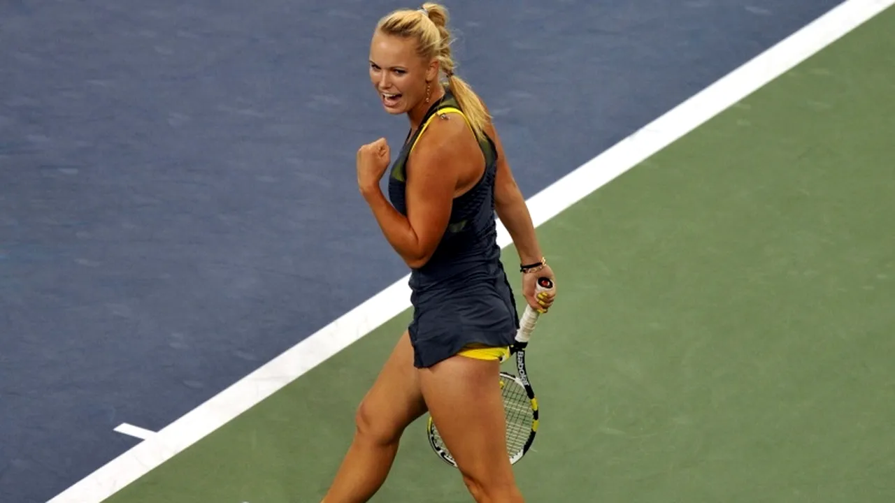Zvonareva-Wozniacki și V. Williams-Clijsters, semifinalele la US Open!