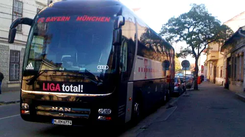 FOTO** Autocarul lui Bayern Munchen a ajuns la Cluj-Napoca! Vezi câte bilete mai sunt de vânzare!