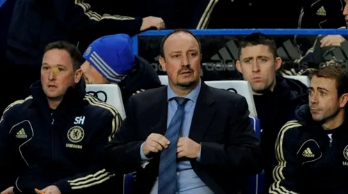 Chelsea joacă în deplasare meciul cu City!** Fanii i-au făcut o primire de coșmar lui Benitez: banner-ul aplaudat de tot stadionul