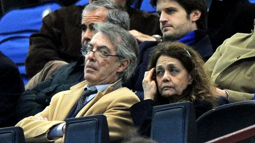 Massimo Moratti a demisionat de la Inter Milano după 20 de ani de activitate
