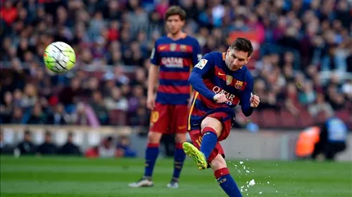 Probleme cu Messi. Starul argentinian a vomitat și nu joacă în meciul cu Malaga. Poziția oficială a Barcelonei