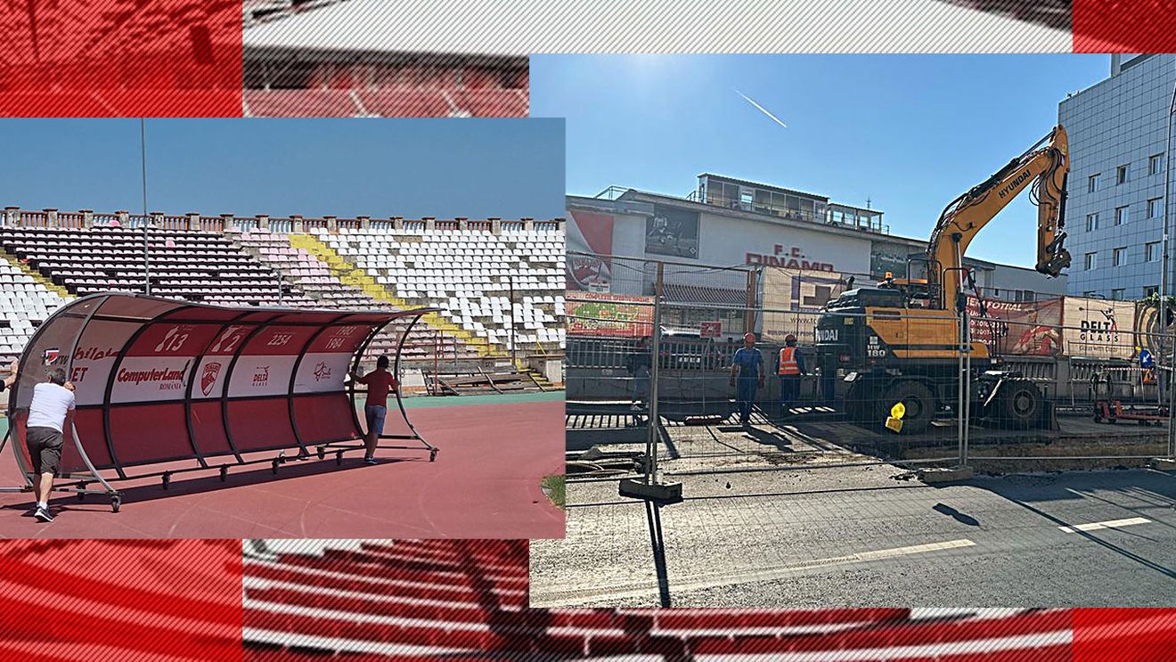 În „Ștefan cel Mare” bate gând de demolare. REPORTAJ ProSport în „Groapă”, în ziua în care cinci fani au venit, cu mâinile goale, în plină caniculă, să evacueze bunurile SC Dinamo 1948 SA. Conducta care traversează stadionul și speranța „câinilor” pentru ridicarea noului stadion | EXCLUSIV FOTO & VIDEO