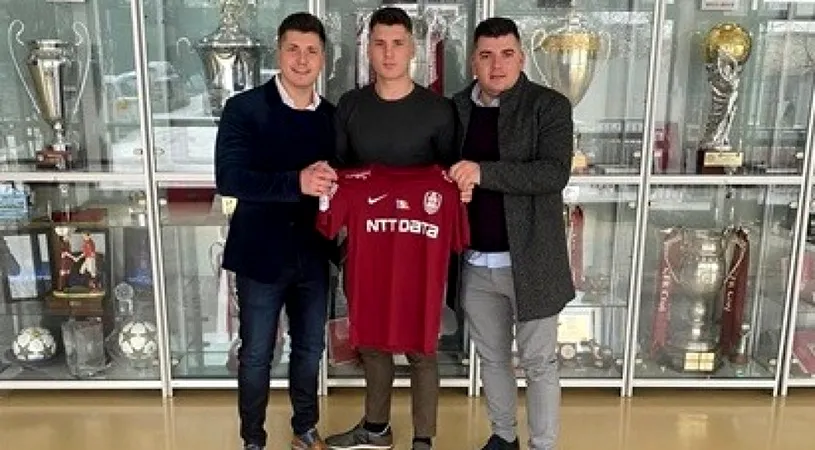 Din Liga 3 la campioana României. Atacantul Sebastian Serediuc a lăsat Minaur Baia Mare și a semnat cu CFR Cluj