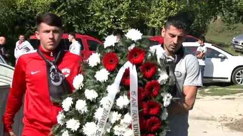 Dinamoviștii au mers azi la mormântul lui Hîldan. Dănciulescu: 