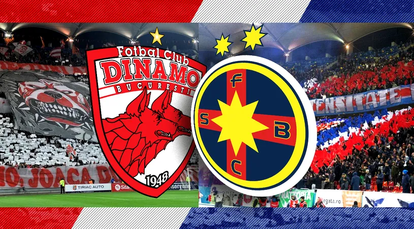 FCSB vs Dinamo, votează în provocarea pentru istorie! Care din echipele de vis ale roș-albaștrilor și alb-roșilor e mai bună? EXCLUSIV