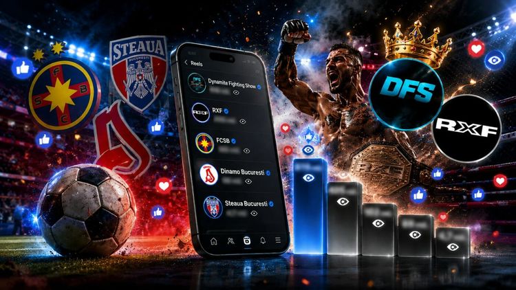 SPECIAL Fotbalul, bătut de un sport-surpriză în România! Cine conduce într-un top al celor mai vizualizate reel-uri pe Facebook: FCSB, la ani lumină de CSA Steaua