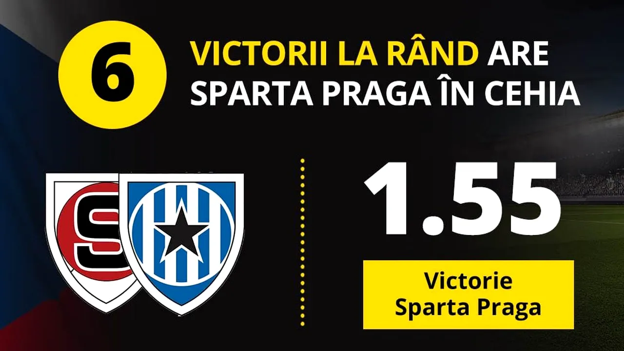 Sparta Praga – Slovan Liberec: doi români se bat pentru podiumul din Cehia! Pe care dintre ei pariezi?