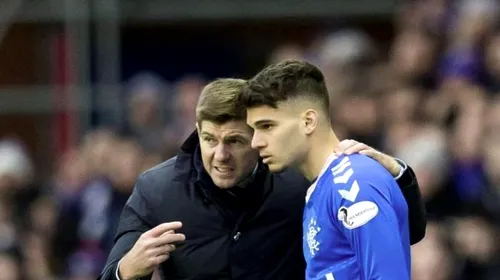 Steven Gerrard a dezvăluit motivul pentru care Ianis Hagi nu a prins niciun minut în derby-ul Celtic – Rangers: „Merita să joace!”