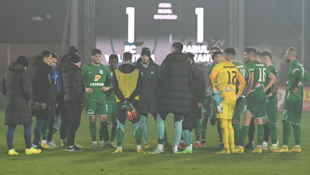 Omul meciului din FC Voluntari - Farul Constanța, critici la adresa arbitrajului după joc: „Nu știu ce să zic! E păcat, dar asta a fost decizia lui”