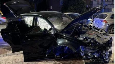 Mario Balotelli, accident terifiant! Mașina e daună totală