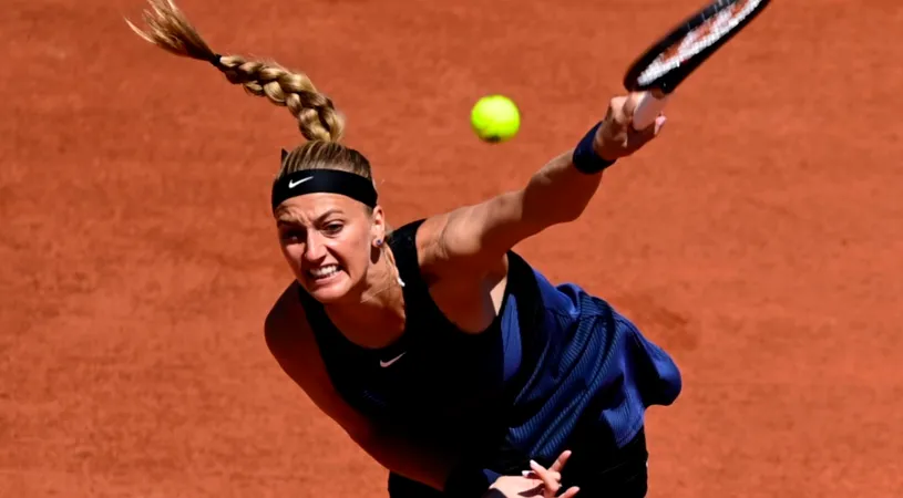 Incident straniu la Roland Garros! Petra Kvitova s-a accidentat la conferința de presă și s-a retras din turneu