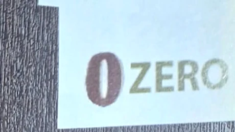 Orașul din România în care a apărut bancnota de „zero lei”. Cum arată