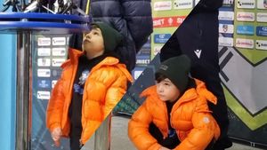 Hanca show! Puștiul fotbalistului de la Petrolul a făcut spectacol la interviul tatălui său. FOTO