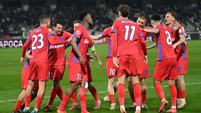 Ca din pușcă! Miculescu a deschis scorul în FCSB - CFR Cluj imediat după fluierul de start