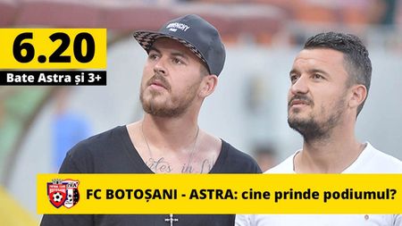 Cote "de aur" pentru un meci bun al lui Alibec și Budescu! 3 motive pentru care Astra poate să bată la Botoșani