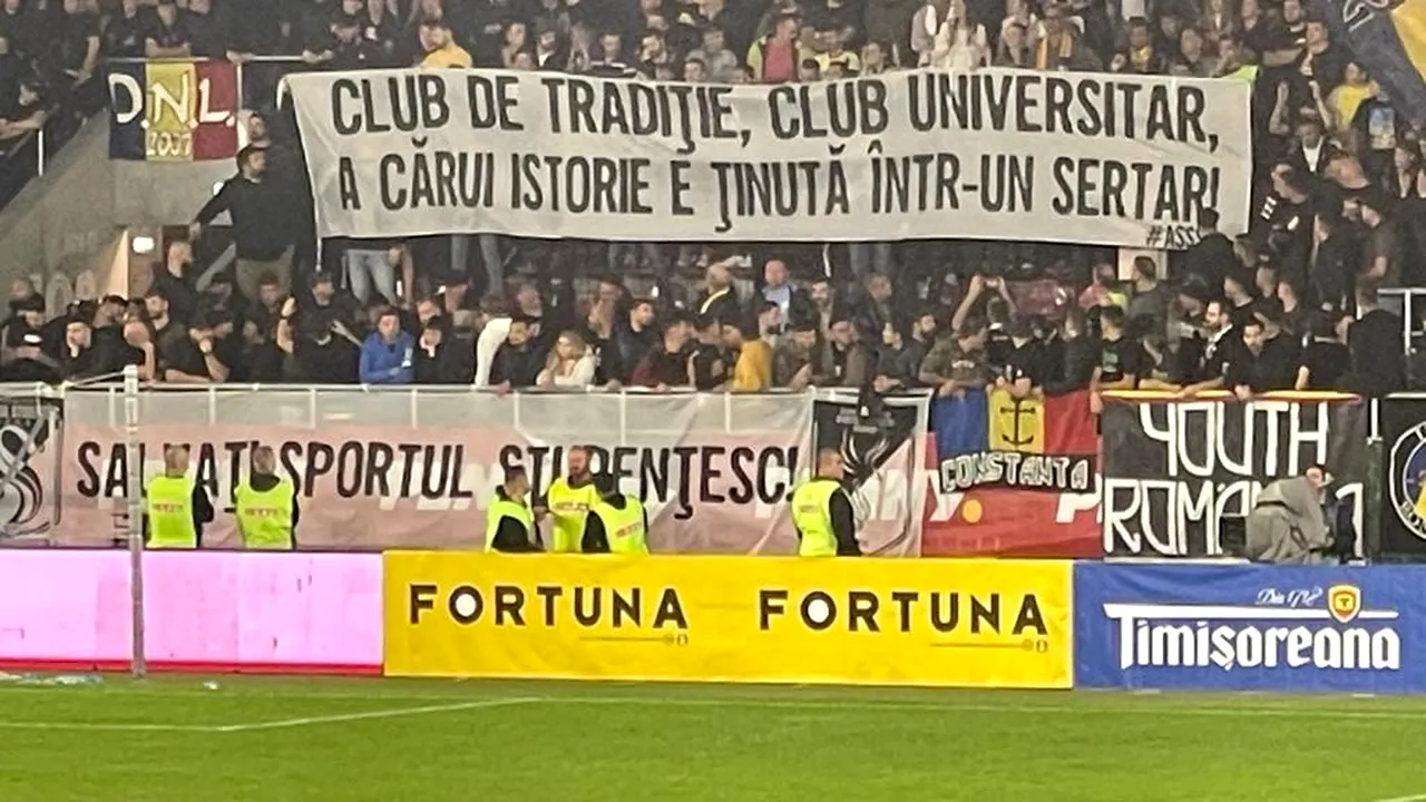 S-a elucidat misterul bannerului de la România-Bosnia în Giulești! Cine l-a pus în mijlocul fanilor dinamoviști și care a fost scopul | EXCLUSIV