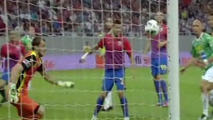 VIDEO** Tot stadionul a văzut mingea asta în poarta CFR-ului! Vezi ce s-a întâmplat