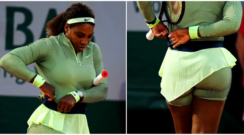 Serena Williams nu se dezminte! Americanca a uimit în meciul cu Irina Begu de la Roland Garros purtând un nou echipament excentric | FOTO