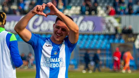 Alexandru Gîrbiță, la primul gol pentru Corvinul, unul decisiv: ”Mă bucur că am fost eu eroul. Sper să fie și la mine o descătușare”