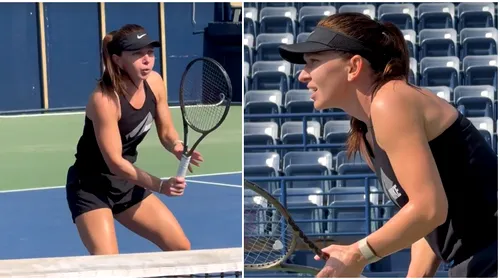 Simona Halep sfidează la maxim interdicția! Ce a făcut românca pe arena centrală a unui turneu de top, cu o lună înainte de startul competiției. VIDEO