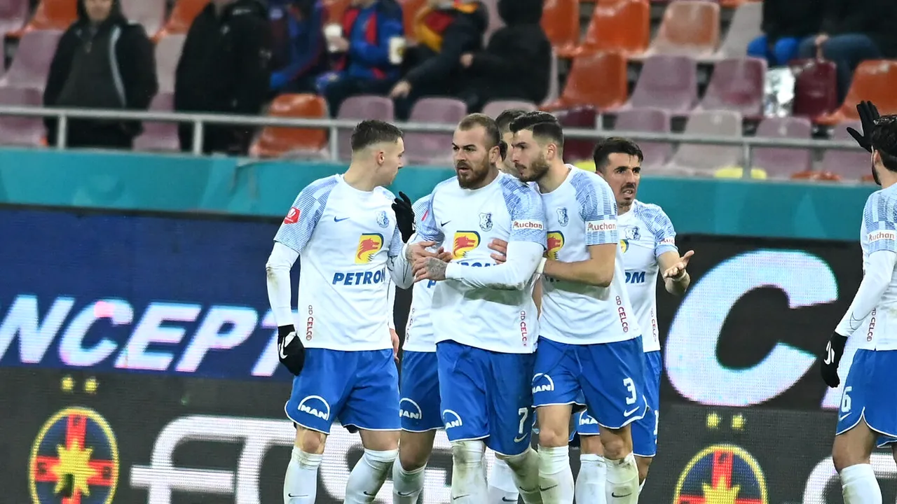 FCSB - Farul 2-3, în runda cu numărul 23 din Superliga. „Marinarii” se impun pe Arena Națională, după un final nebun de partidă!