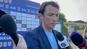 „A fost un joc perfect!”. George Ogăraru, exuberant după victoria din CSA Steaua - CS Afumați | VIDEO