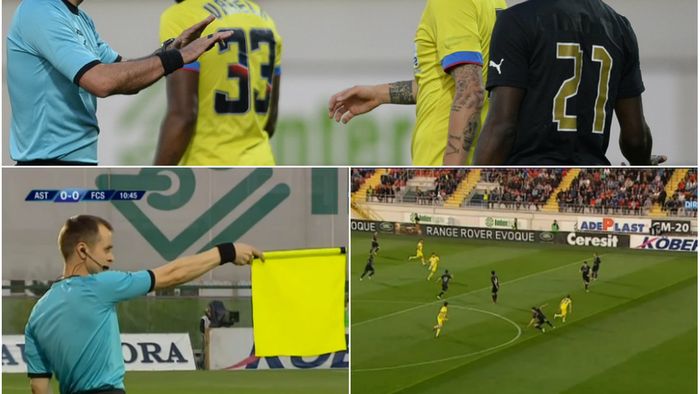 Steaua a fost sabotată la Giurgiu de un arbitru din "familie". Legăturile curioase între tușierul care l-a oprit pe Adi Popa din drumul spre gol și Valeriu Argăseală