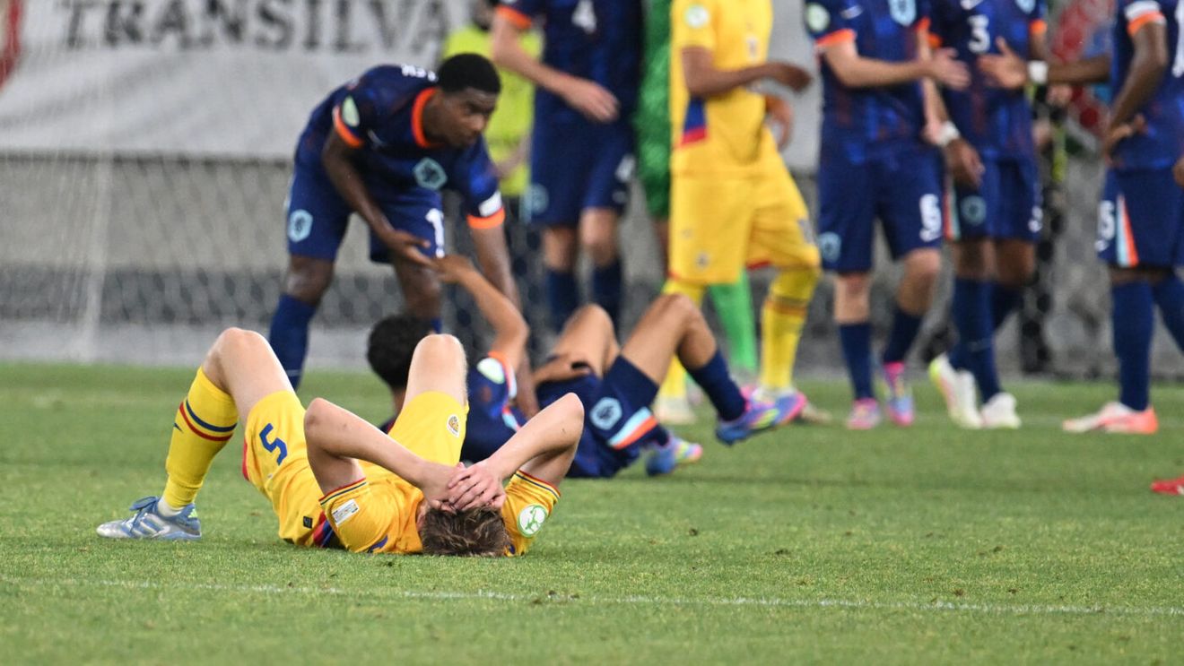 Jucătorii României U19, la pământ după eșecul cu Olanda U19: „Nu a fost ce trebuie!”